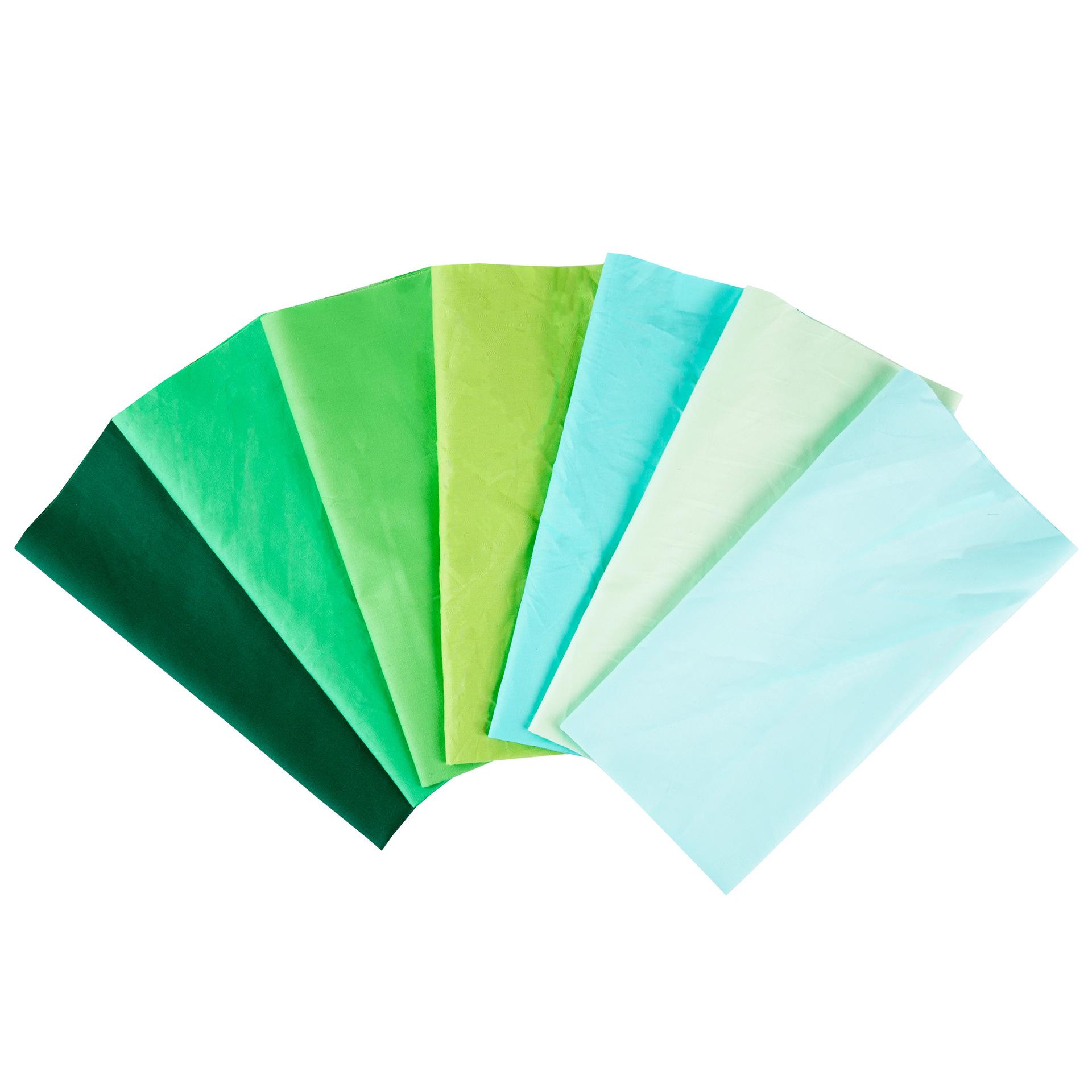 

Комплект из 7-цветной хлопковой ткани для пэчворка ручной работы - однотонные и узорчатые узоры из саржи