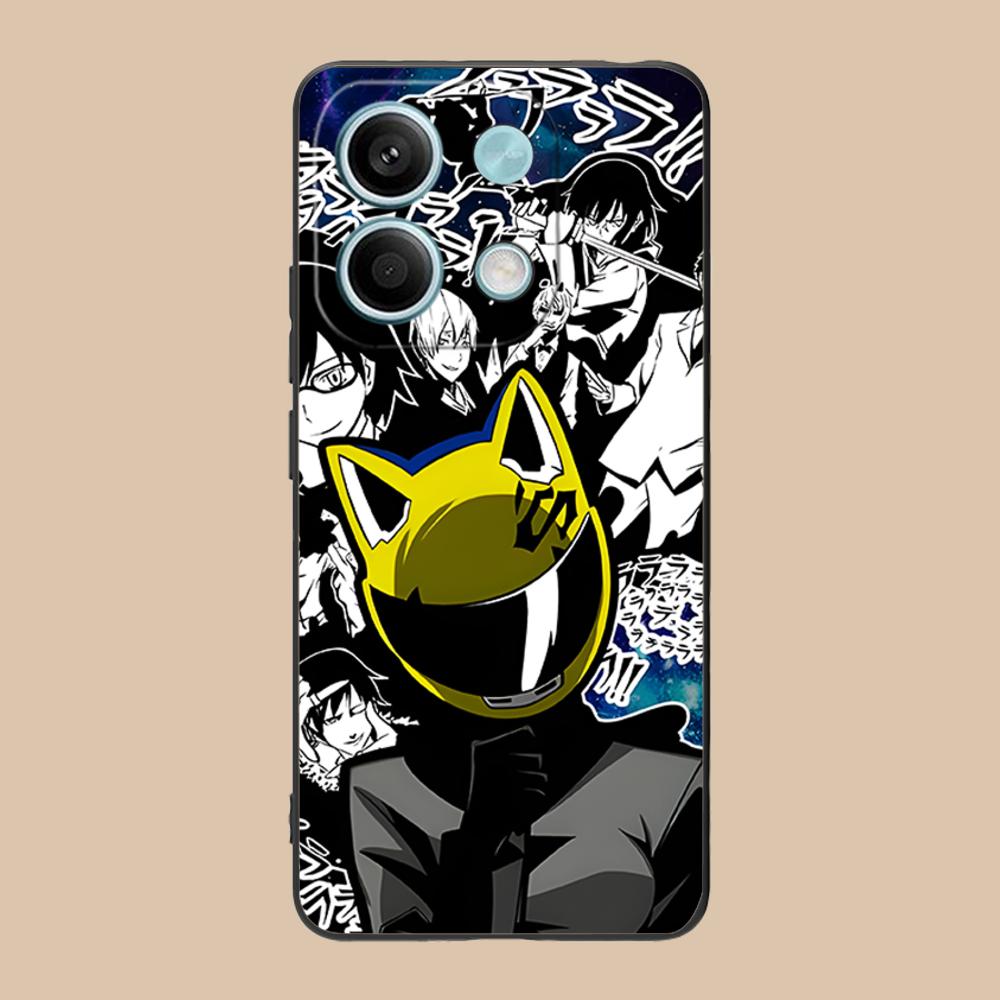 Anime Durarara Phone Case for POCO F8 F7 F6 F5 F4 F3 F2 Pro GT C75 C71 C65 C61 C40 Pro Ultra Soft TPU Shockproof Cover