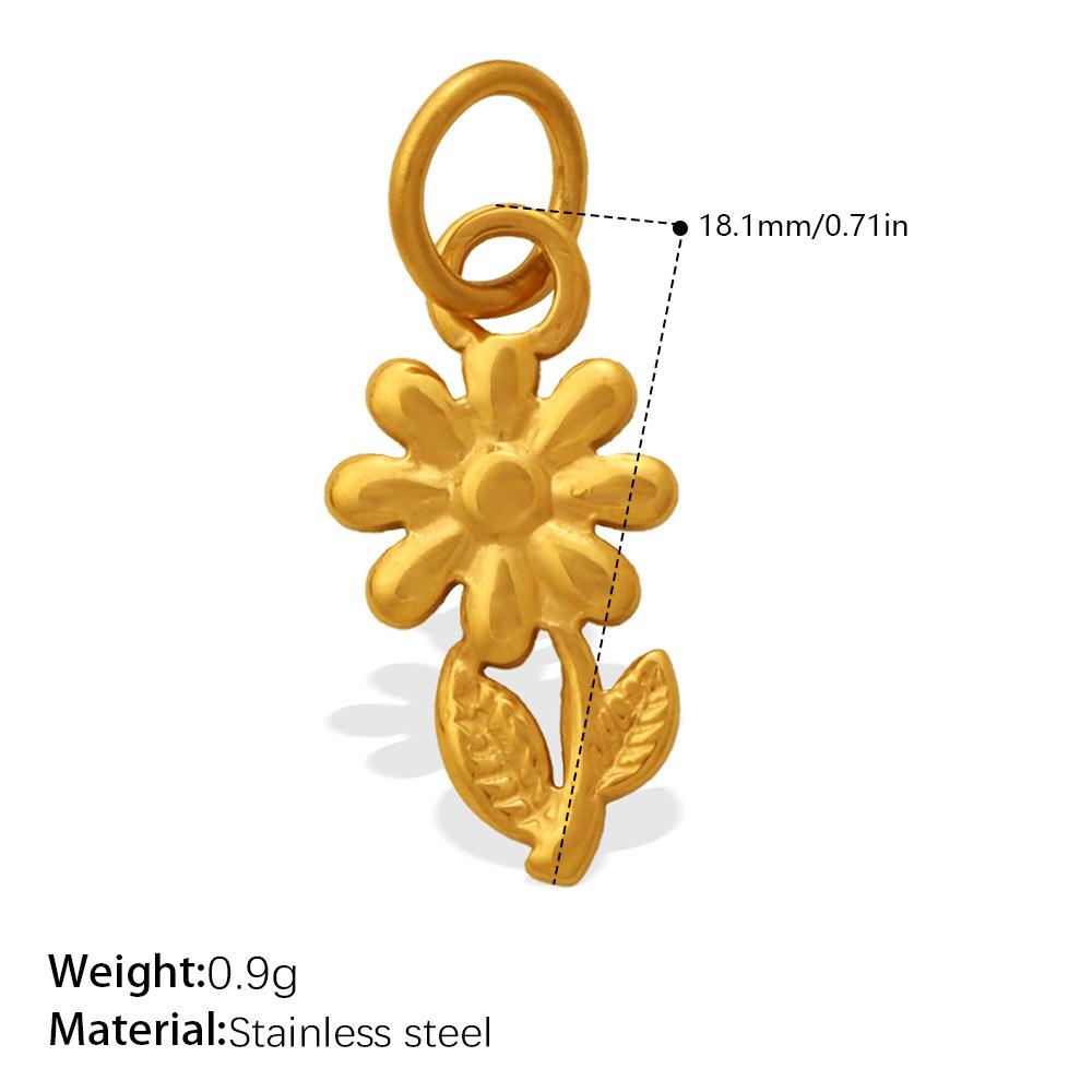 Cross-border Trendy Four-Leaf Clover & Cactus Pendant