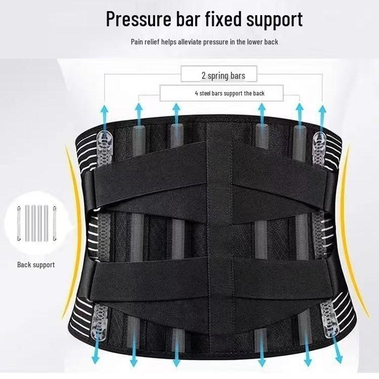 Elastic Double Compression Waist & Lumbar Support Belt for Sports & Weightlifting