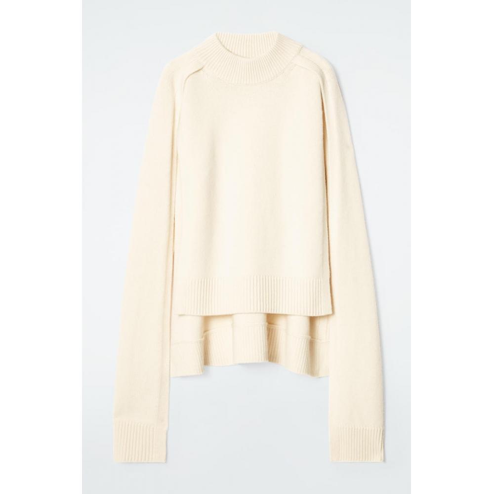 

Свитер-накидка из гибридной шерсти COS Japan Ivory/ONESIZE