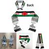 Palestinian Scarf Shawl For Wedding Decoration High Temperature Resistant Four Seasons National Flag Design