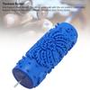 5 Inch Pattern Paint Roller Washable Reusable Decorative Art Pattern Texture Rubber Roller for Wall 