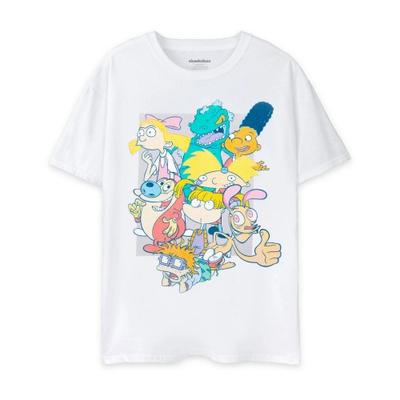 Klassisches Herren-T-Shirt aus den 90ern mit kurzen Ärmeln