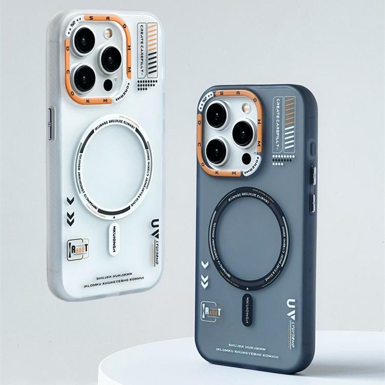 Applicable To IPhone17 Magnetic Absorbent M1 Mobile Phone Case Matte Skin Feeling Apple 16 Promax Trendy Brand 15 Anti Fall Protection Case