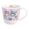 Sanrio 50th Anniversary 20th Anniversary Commemorative Mug Cup Microwave and Dishwasher Character Made In 320165 "My Melody" & "Kuromi" (approx.