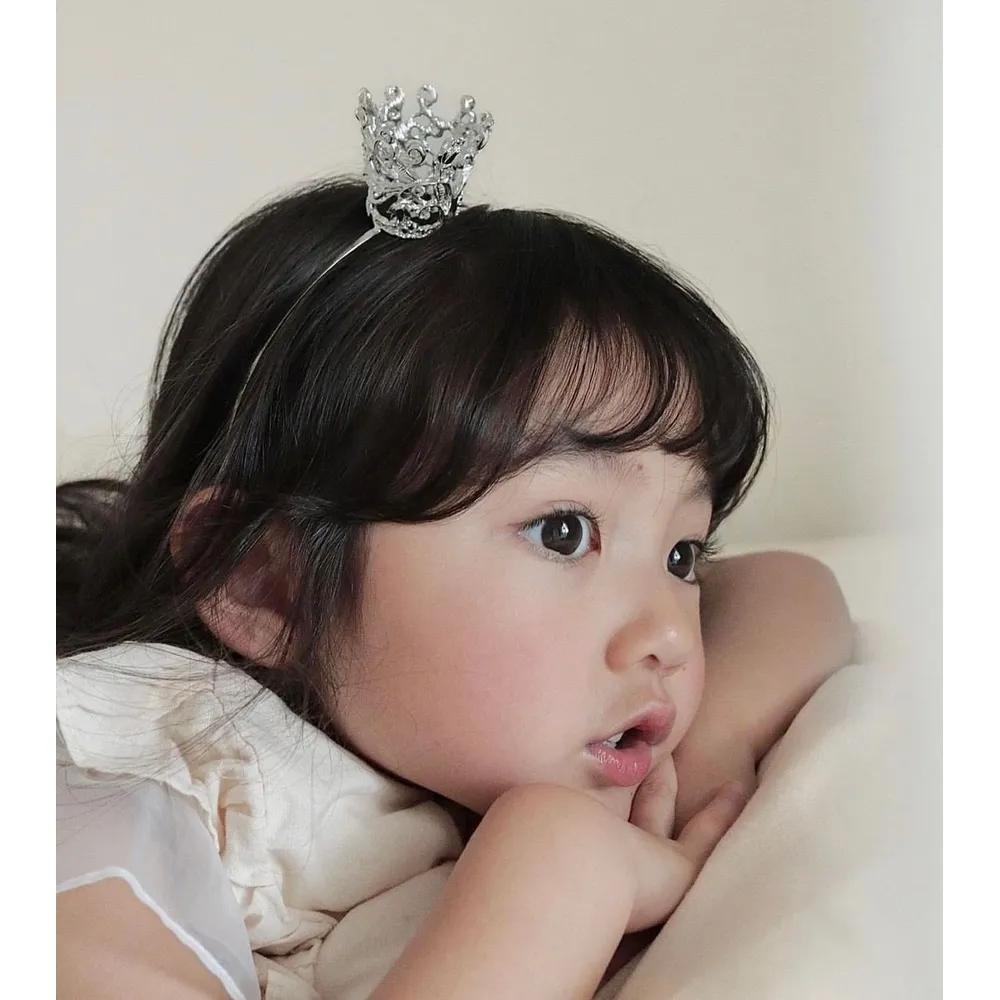 Kids Tiara Headband Children's Crown Hairband 2 Colors