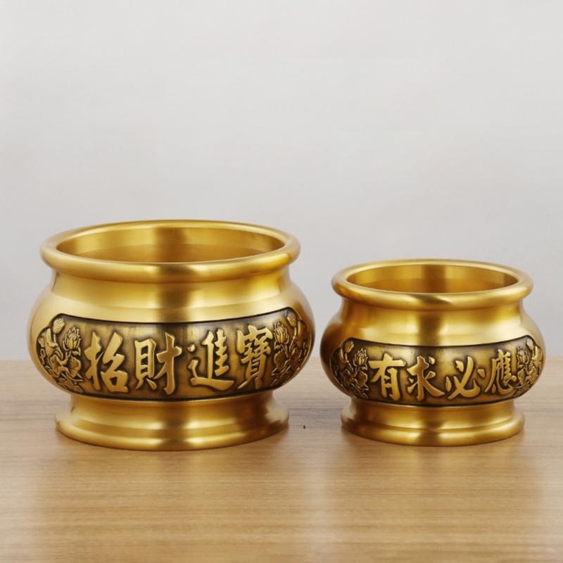 Brass Prosperity Incenses Burners Exquisites Home Decors Vintage Chinese Styles Incenses Holders Censers Ornament Bowl