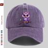 Pc Fashion Cute Cartoon Owl Design Baseball Cap Adjustable Papa Hat for Streetwear Beach Party and Casual Outings