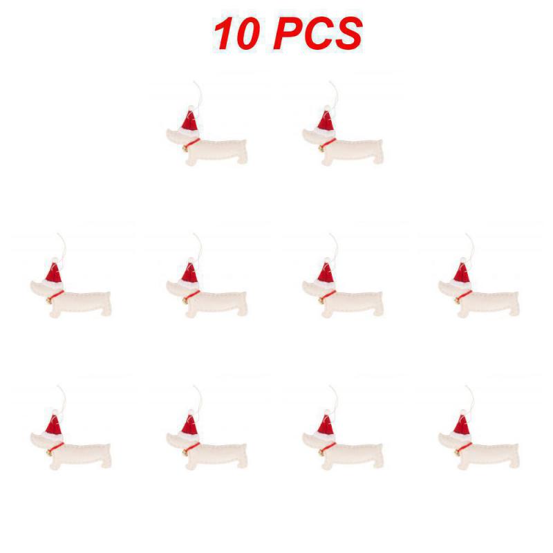 Přívěsek na Vánoční Stromeček, Roztomilý Přívěsek Jezevčíka, Nádherné detaily, Snadno se zavěsí, Není snadné Spadnout, Ozdobte Vánoce