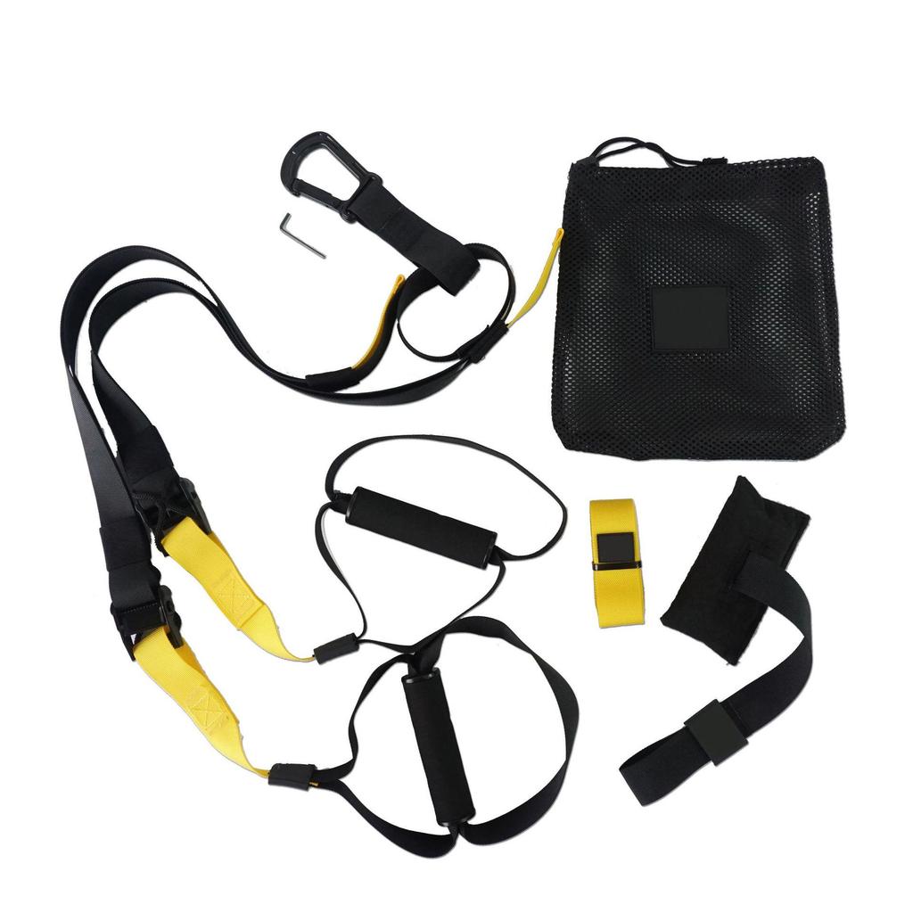 P3TRX Home Suspension Trainer: Fitness Straps, Resistance Bands, & Yoga Exercise Equipment