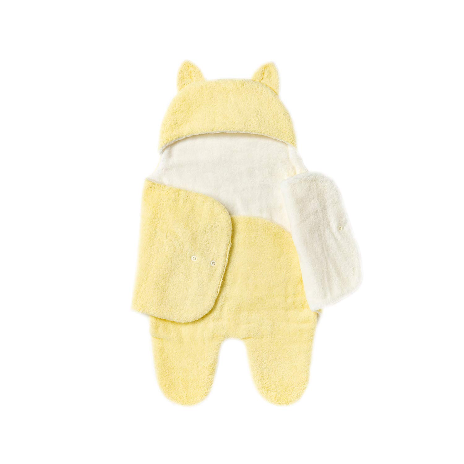 

Пеленка-кокон Kusunokibashi Monori Watahime для младенцев с ножками, из органического продукта, желтая, 100% хлопок, номер 1-66283-63-Y