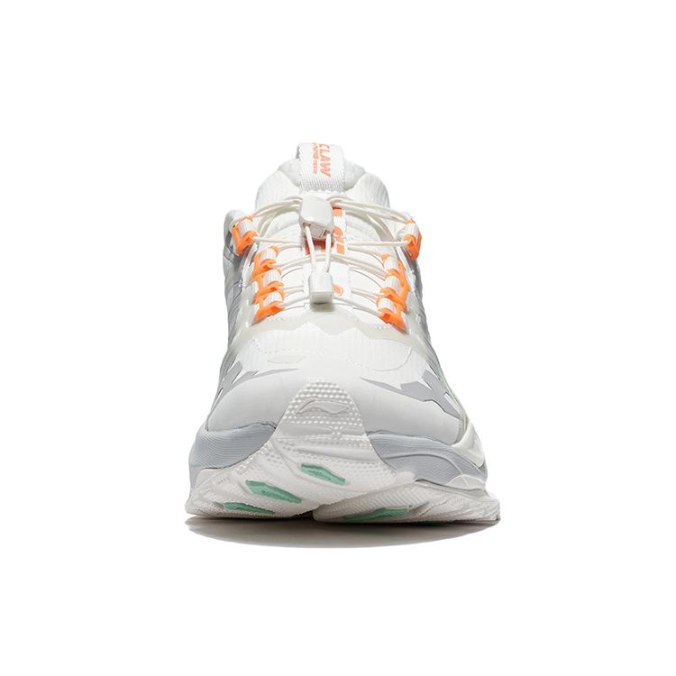 Li Ning Cat Paw Ace Fabric Synthetic Leather Trendy Non-Slip Wear-Resistant Lightweight Low-Top Sports Casual Shoes Men Sneakers White Gray AZGS025-3