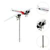 Airplane Wind Aircraft Windmill Art Figurine Power Sturdy Outdoor Iron for
