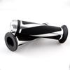evomosa Motorcycle Clip Universal Bar End Grip End Bar Spiral Grip Aluminum Universal 22.2mm