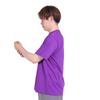 The North Face Short Sleeve Small Box Logo UV TNF Size M Men's Tee, Quick-Drying, Anti-Static, Protection, Purple,