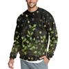 Men's Casual Fashion Printed Round Neck Pullover Sweatshirt