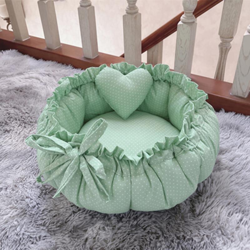 Pet Supplies Dog Cat Bed House Cushion Kennel Pens Sofa With Pillow Sleeping Bag Elevated Foldable Furniture Reusable Washable