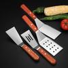 1pcs Stainless Steel Spatula And Grill Scraper Non Stick Durable Barbecue Cooking Tools Pizza Shovel Pancake Beef BBQ Utensils
