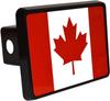 Canadian Maple Leaf Flag Trailer Hitch Cover - Plastic Square Plug
