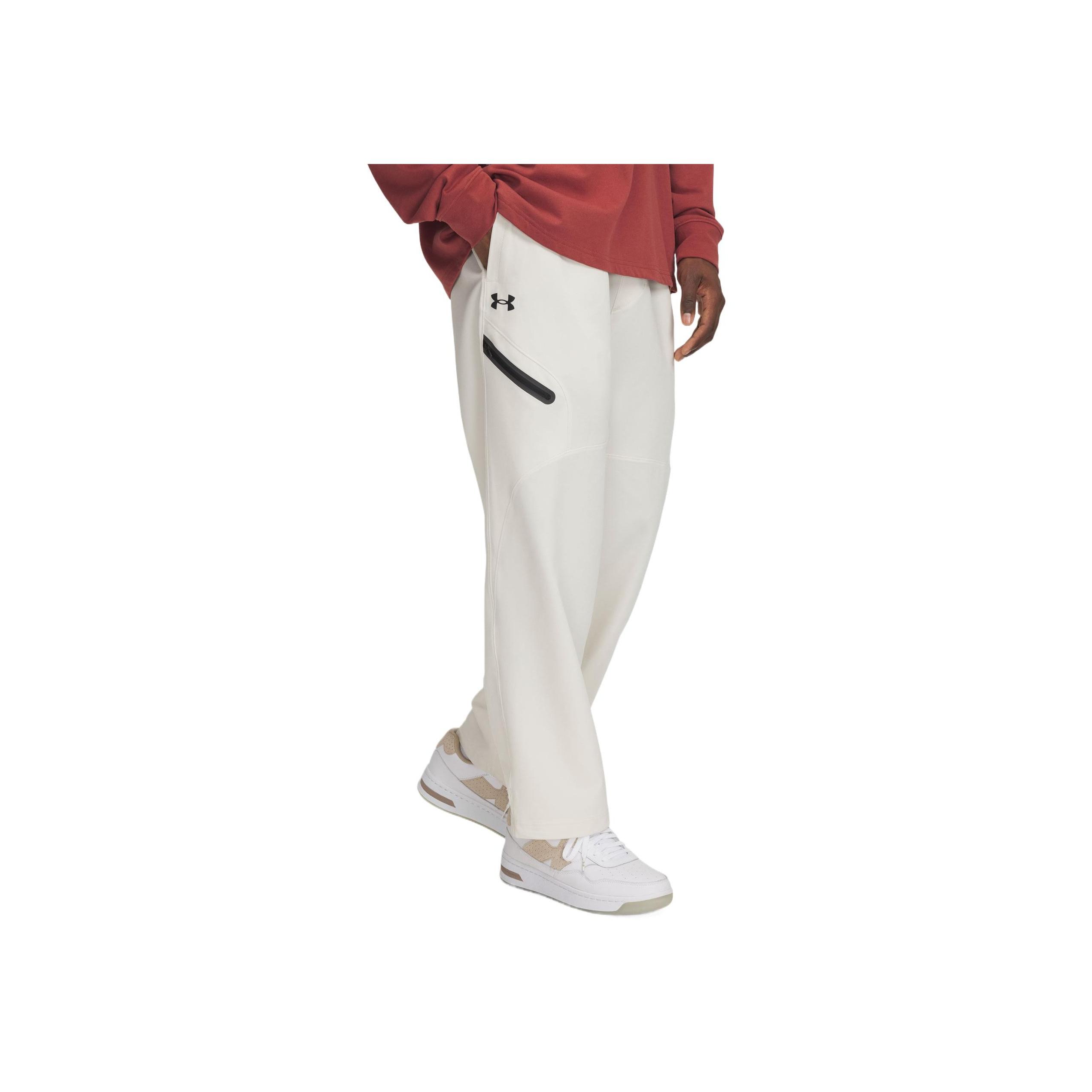 

Under Armour Unstoppable Comfort Casual Solid Straight Leg Knit Sports Pants Men bottoms Off-White 1388824-279 3XL