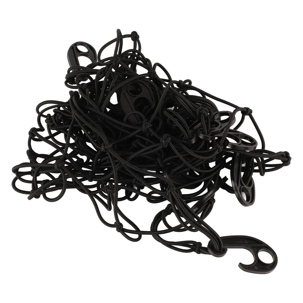 Bagagenät 47 X 35in Latexnät Bagagefäste Bungee Cord Lastnät för Motorcykel Fordon Tak