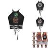 Sexy Fashion Womens 3d Skull Hand Printed Tight Halter Strap Small Vest Harness