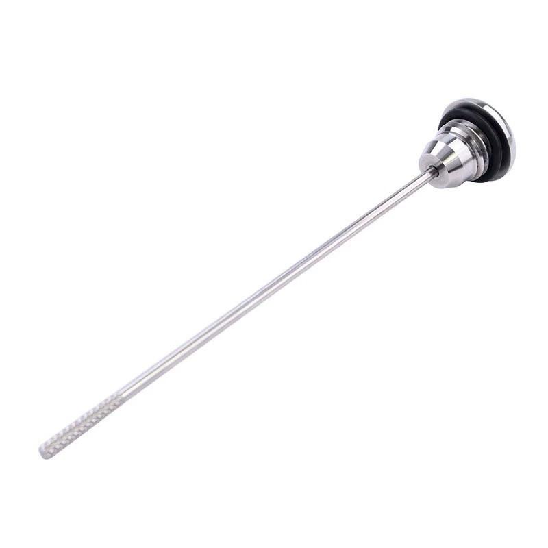 Qianjiang Sai 800 Motorcycle Anti-Theft Oil Cap, 304 Stainless Steel Dipstick Accessory