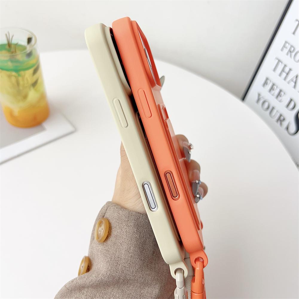Crossboby Lanyard Rope Phone Case For iPhone 17 Air 16 15 14 Plus 13 12 11 Pro Max Silicone Card Package Fall Prevention Cover