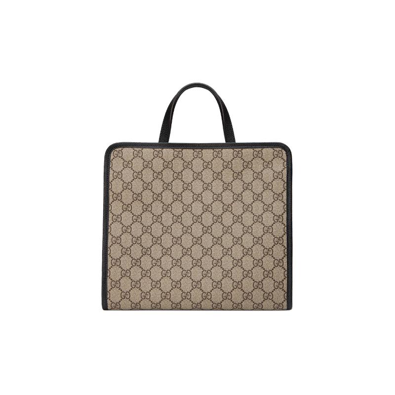 Gucci handbag Cartoon cat five-pointed star patch with presbyopic logo, canvas and leather, Tote bag, Tote bag, shopping bag, handbag, children's bag