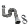 Sewer Pipe 80cm Dual-End Kitchen Sink Drain Pipe 45mm Plastic Modern Basin Drainage Tube Household Dual-End Plastic Sewer Pipe