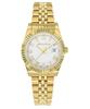 Mathy III Roman Gold Tone Stainless Steel White Dial Quartz D810PBRI Women's Watch