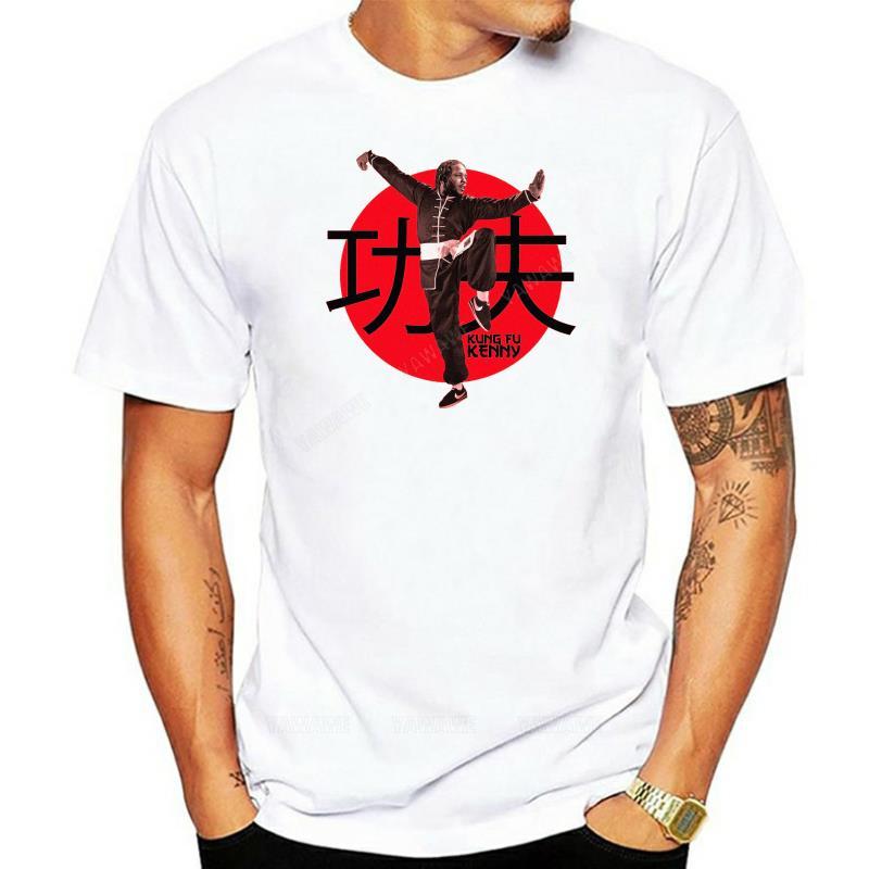 Adult tee tops NWOT Kendrick Lamar Fan Apparel custom Kung Fu Kenny TShirt Size S2XL unisex fashion cotton graphic teeshirt S