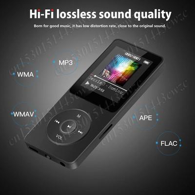 MP3 Player 1.8 In Screen HiFi Lossless Music Player Bluetooth-Compatible5.4 Type-C Music Stereo Player Built-in Speaker for Kids