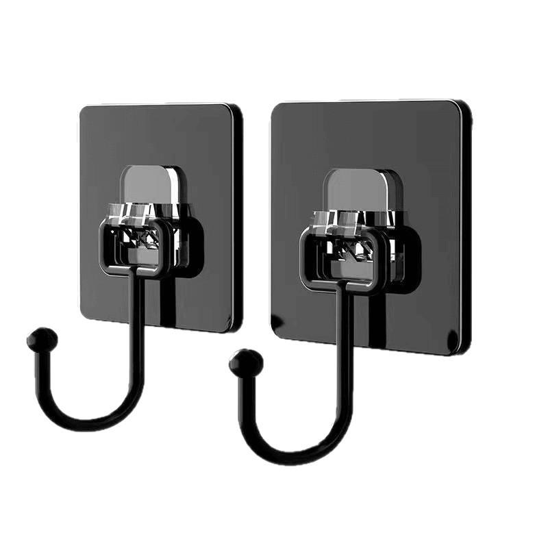 5-Pack Seamless Strong Adhesive Hooks for Kitchen, Bathroom, and Dormitory Walls