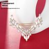 1 Stück Koreanische V-förmige Schnalle Haarnadeln Luxuriöse Glänzende Kristall Haarspange Für Damen Mädchen Haarschmuck Kopfschmuck Mode Ornamente