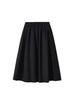 Leusejiem Pleated Elastic Long Skirt - 2 Colors