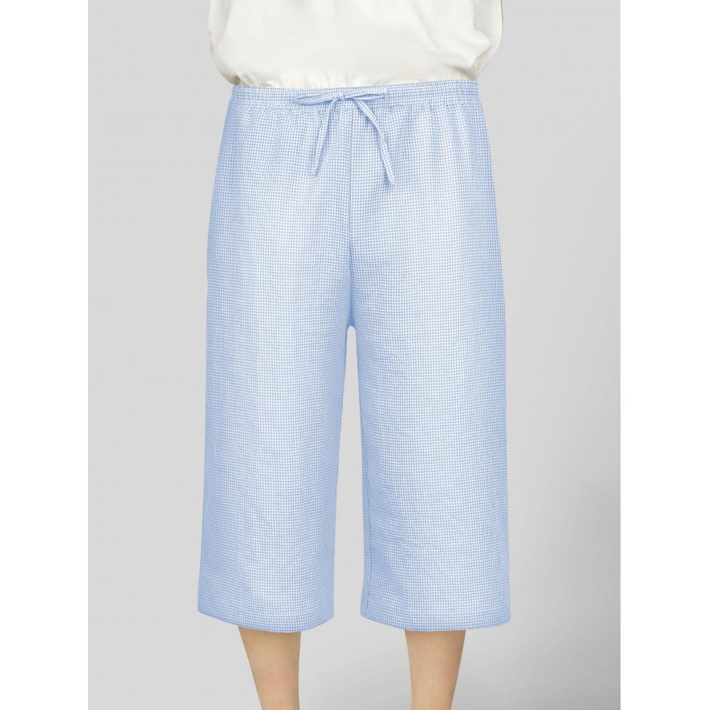 

Daiso [coMMon] Хлопковая смесь Домашняя одежда Брюки 7/8 M L xL синий Cotton Blend Homewear 3/4 Bottoms L Blue