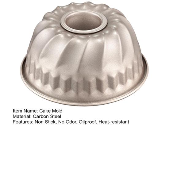 4 Inch Pastry Mold Heat Resistant Easy Release Reusable Vortex Shape Non-stick