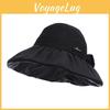 Summer Wide Brim Floppy Sun Hat With Breathable Polyester For Women Outdoor Sun Protection