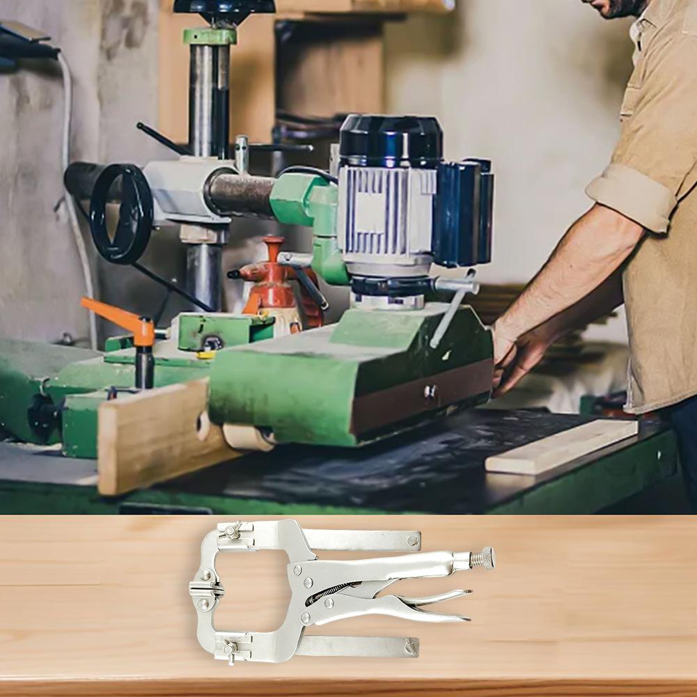 

Locking C-Clamp Telescopic Pliers Welding Workshop CNC Machined Electroplated Finish Sliding Adjustment Mechanism China Mainland