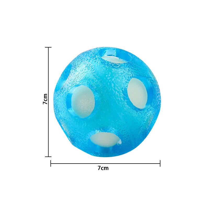 New Dog Sponge Biting Ball Floating Ocean Ball Dog Toy Ball Chasing Water Dog Toy Ball