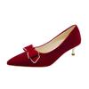 Mode Sexy Damen Pumps Hochhackige Rote Stiletto Hochzeitsschuhe Braut Designer Schuhe Weibliche Perlen Sandalen Spitzzehe Luxus Damenabsätze