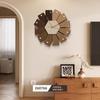 Living Room Creative Wall Clock Modern Light Luxury Clock New Style Clock Simple and Atmospheric Watch Wall Hanging Silent Home