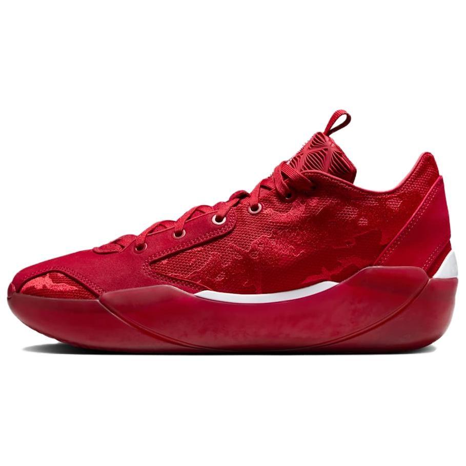 Jordan Air Jordan 39 Slip Resistant Abrasion Resistant Mid Top Basketball Shoes Men's Red White FQ0213-601