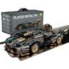 Black Gold Racing Car - Compatible Building Blocks Toy for Boys