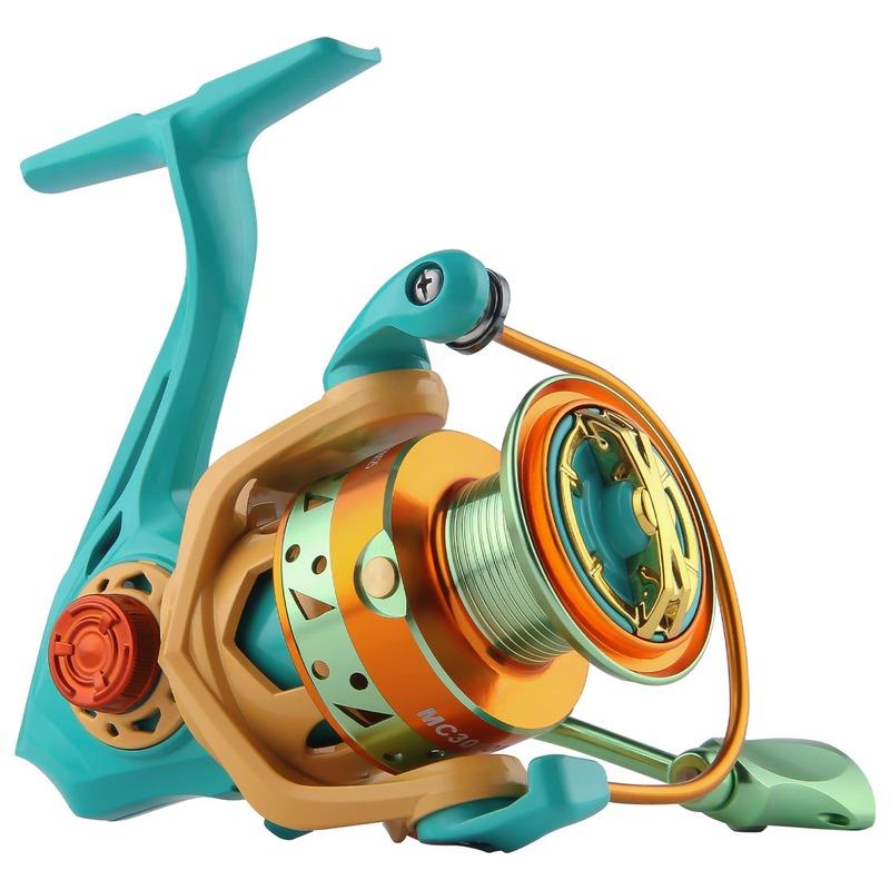 New Micro-object Spinning Fishing Reel Aluminum Spool 5.2:1 Speed Ratio Metal  Fishing Reel Maximum Drag 8 Kg Suitable for Seawater and Freshwater