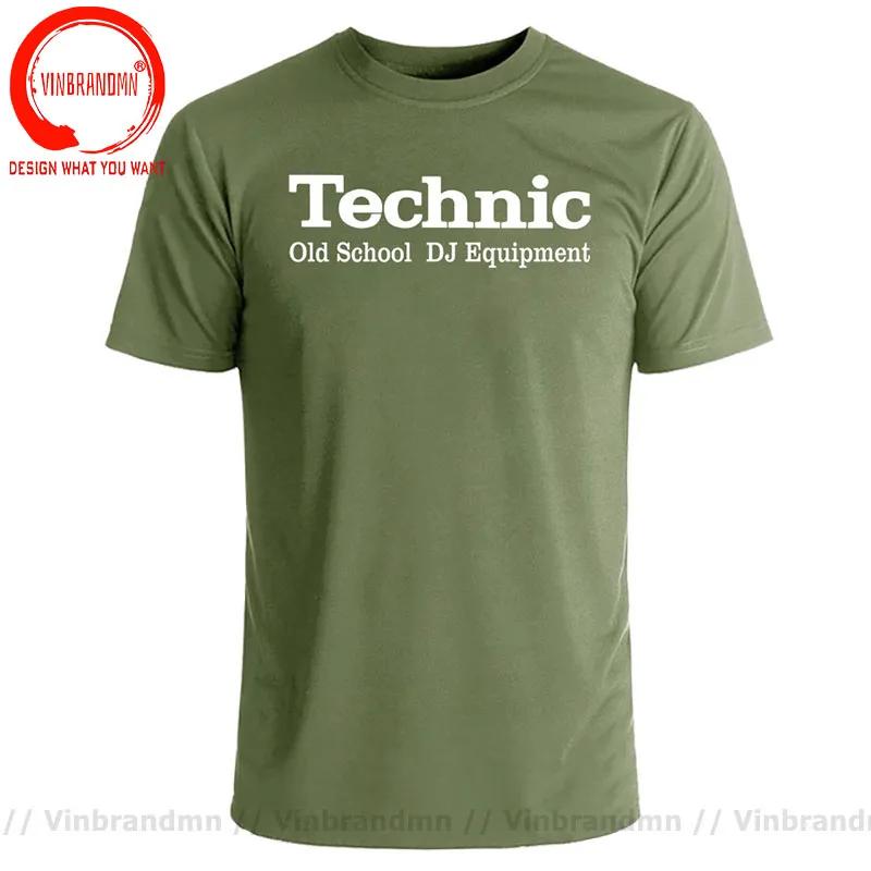 New Summer Classic T Shirt Technics Old School Dj Equipunisext Tshirts Graphic Clothing Short Sleeves Tshirt Cotton Tops Tee Shirt