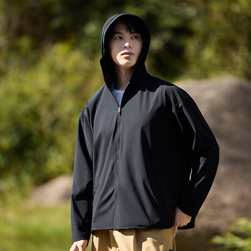 Sunscreen Clothing Women's UV Protection Outdoor Loose Sunscreen Top Jacket Sunscreen Clothing Men's Ice Silk Sunscreen Clothing