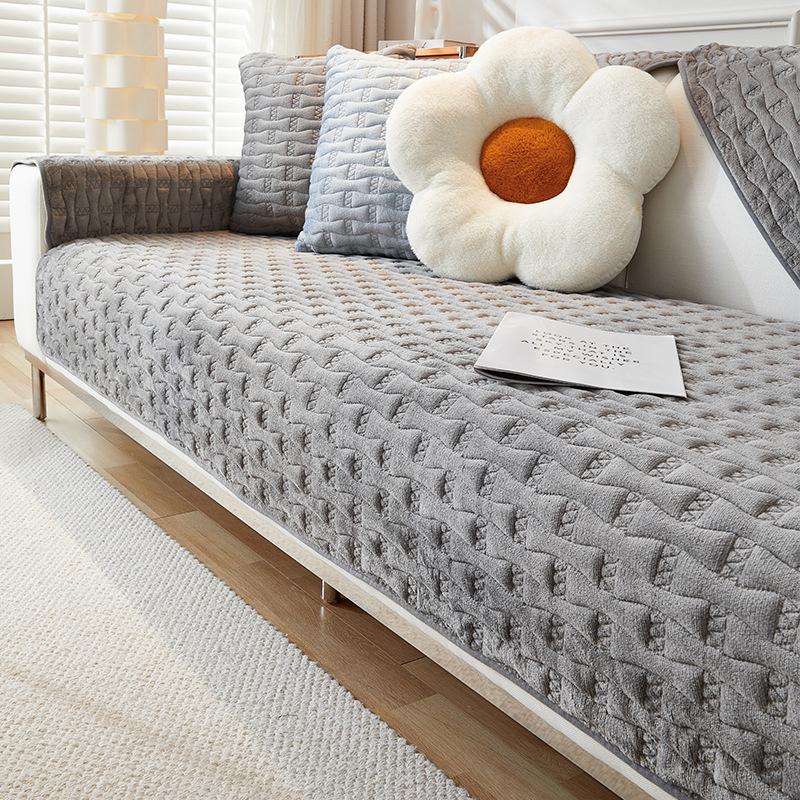 

Зимний чехол для дивана, утолщенный, короткий, плюшевый, нескользящий, подушка для дивана для гостиной, универсальный чехол для дивана, полотенце для спины, секционный коврик для дивана 30x50cm pillowcase